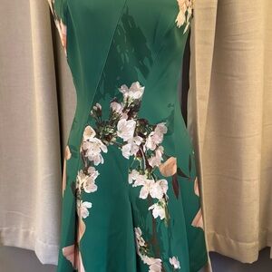Ted Baker London Luxie Floral Neoprene  Dress Sz 2